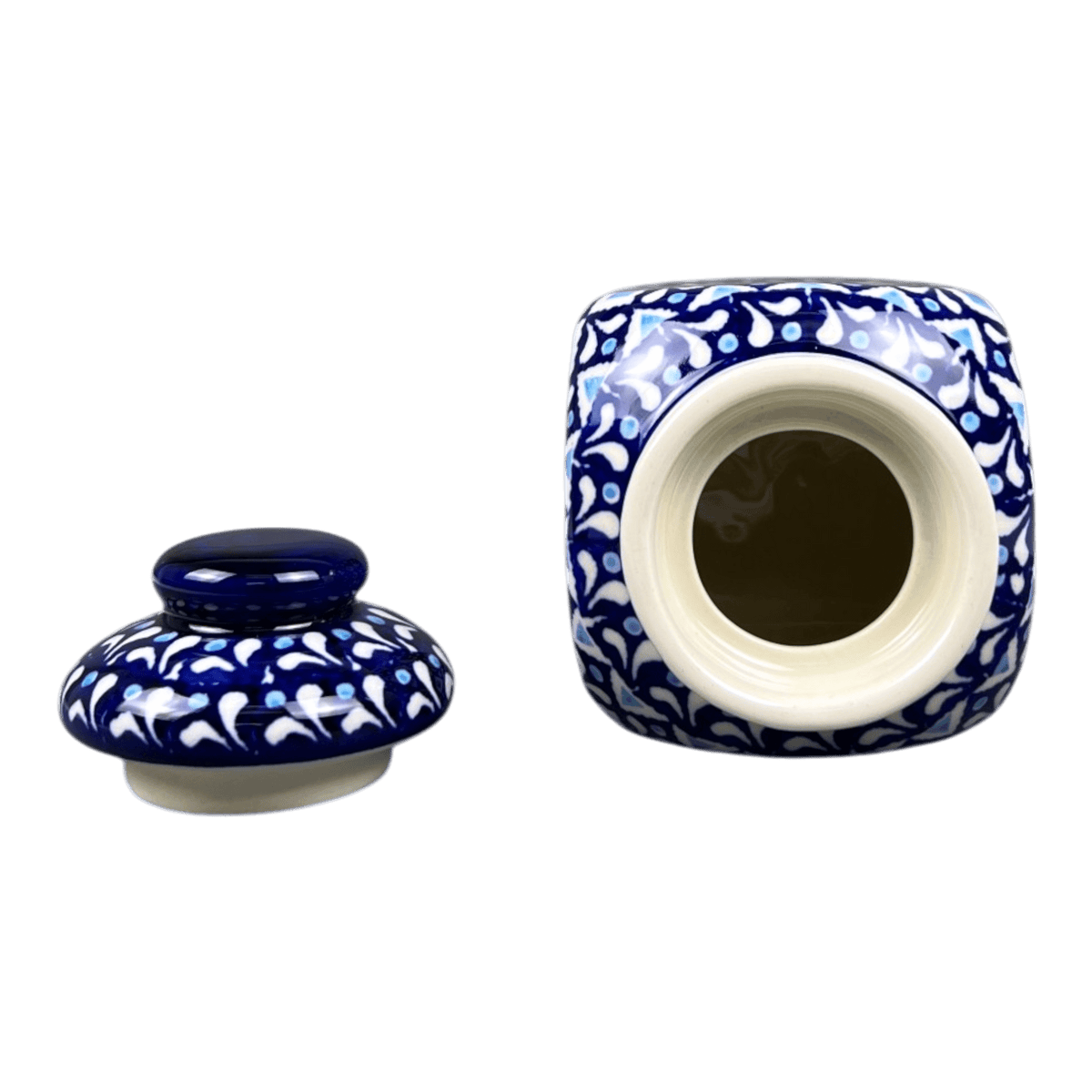 Canister, with Lid, 0.3 Liter in "Mosaic Blues" by Zaklady | Y2000S-D910