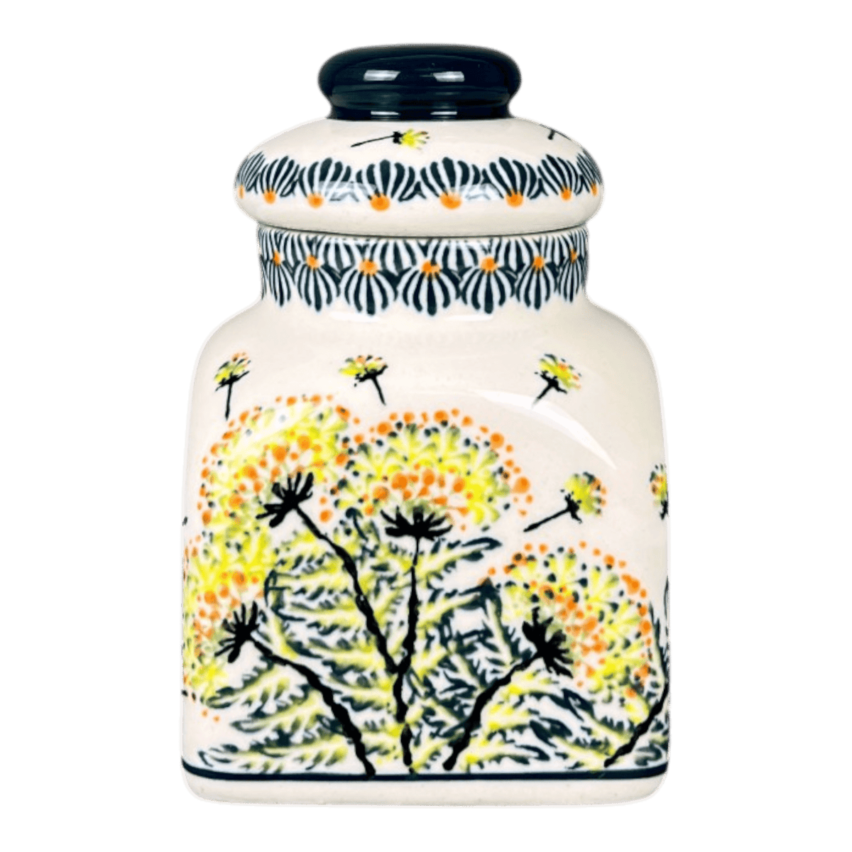 Canister, with Lid, 0.3 Liter in "Dandelions" by Zaklady | Y2000S-DU201