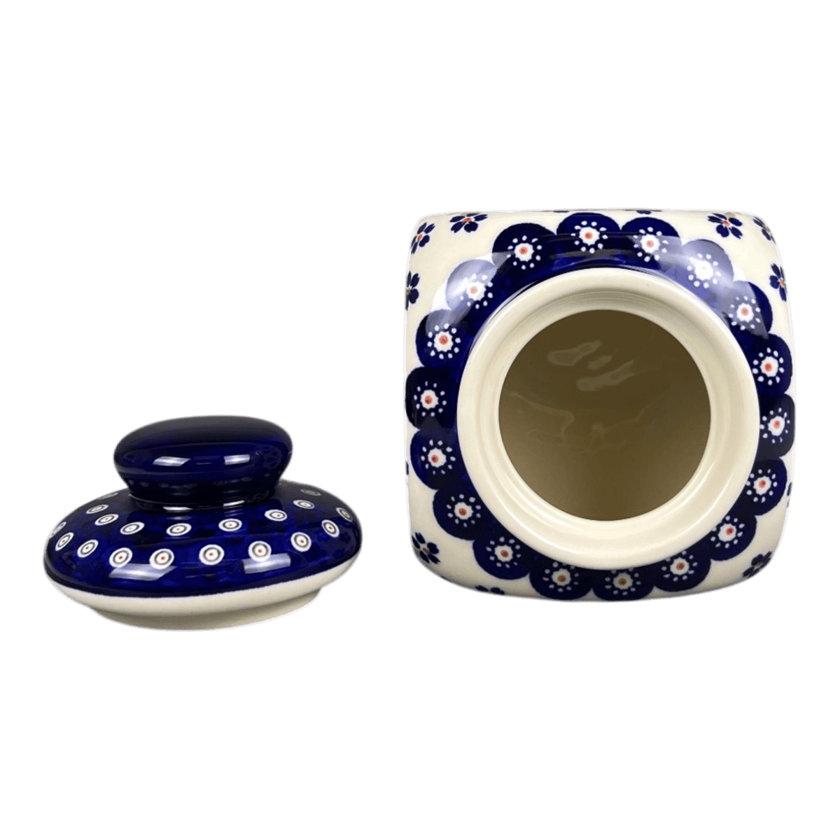 Canister, with Lid, 0.75 Liter in "Peacock Field" by Zaklady | Y2001S-D912
