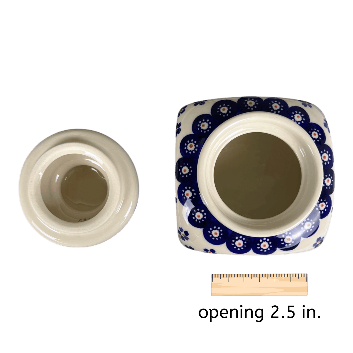 Canister, with Lid, 0.75 Liter in "Peacock Field" by Zaklady | Y2001S-D912