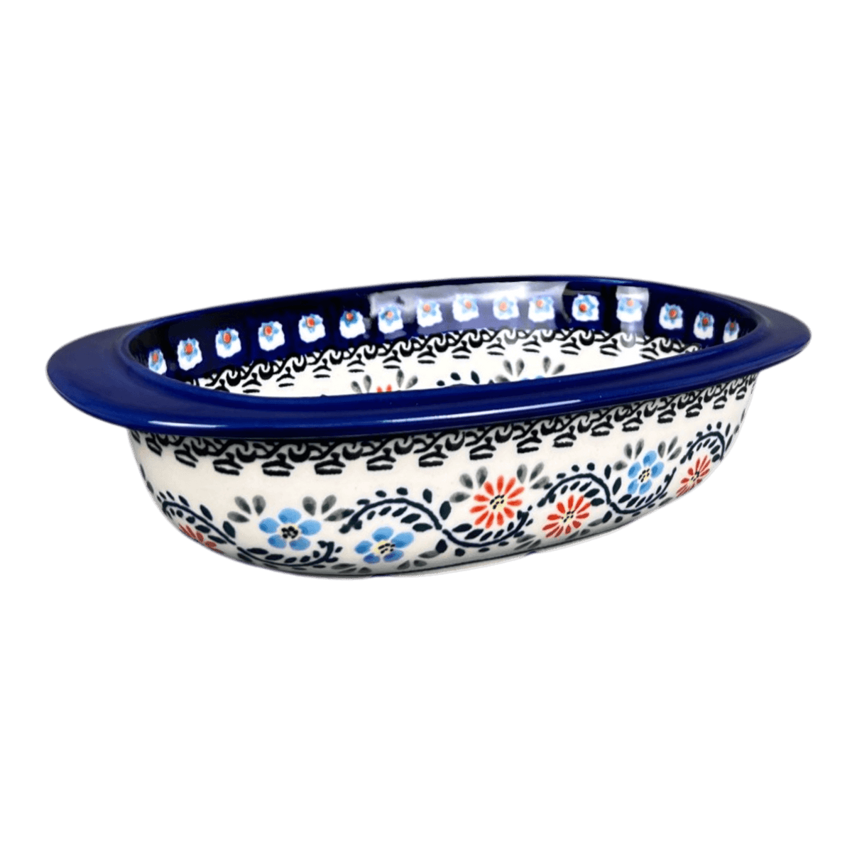 Baker, Oval, 9" x 4.5" in "Climbing Aster" by Zaklady | Y227A-A1145A