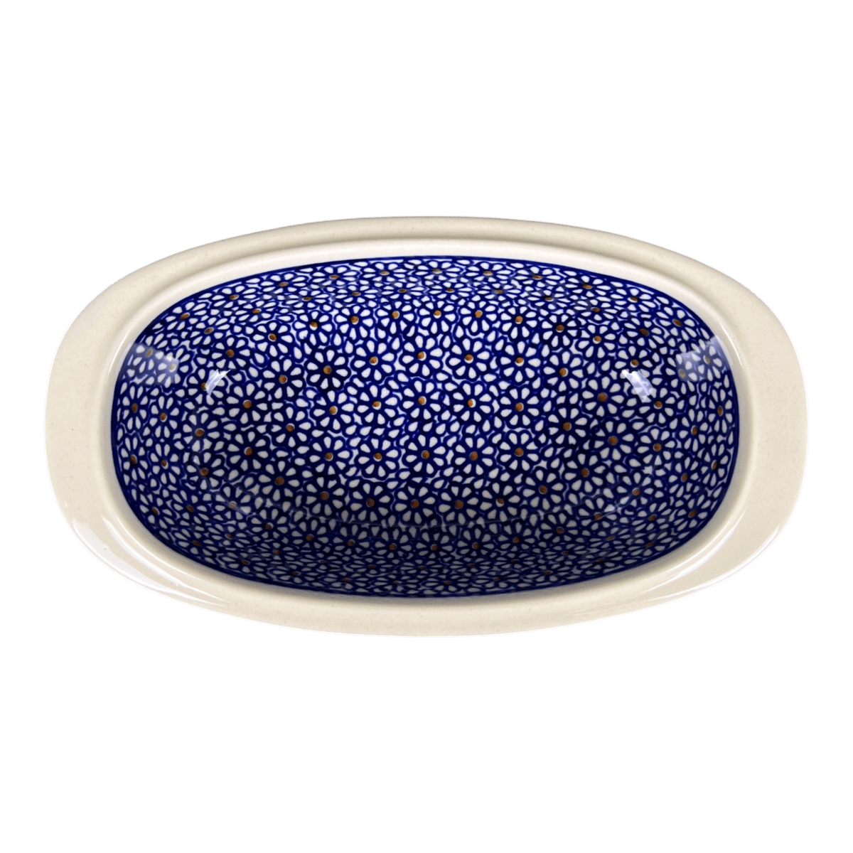 Baker, Oval, 9" x 4.5" in "Ditsy Daisies" by Zaklady | Y227A-D120