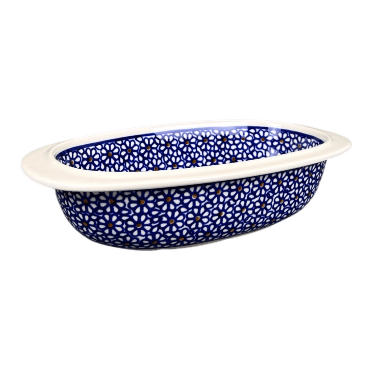 Baker, Oval, 9" x 4.5" in "Ditsy Daisies" by Zaklady | Y227A-D120