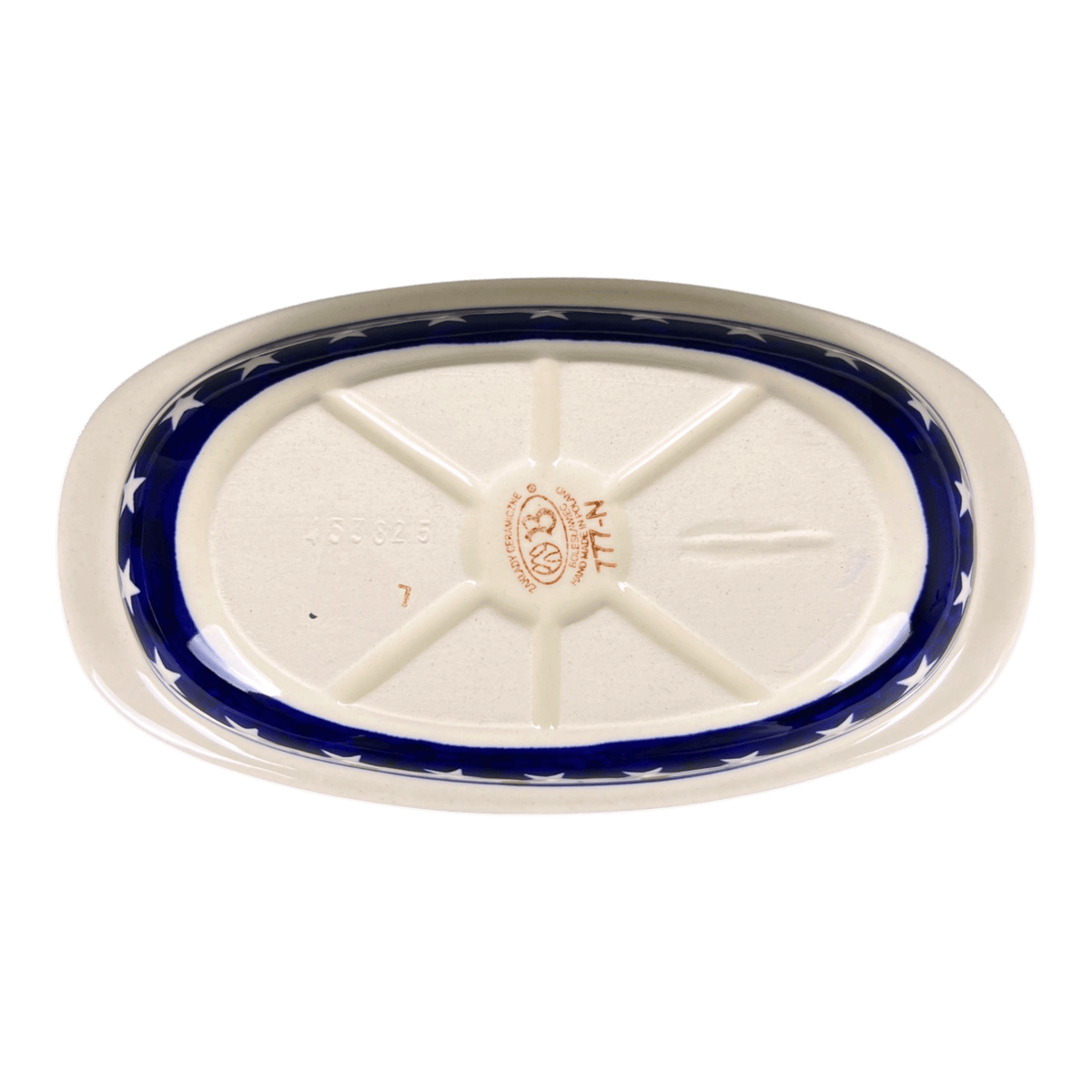 Baker, Oval, 9" x 4.5" in "Star Spangled" by Zaklady | Y227A-D927
