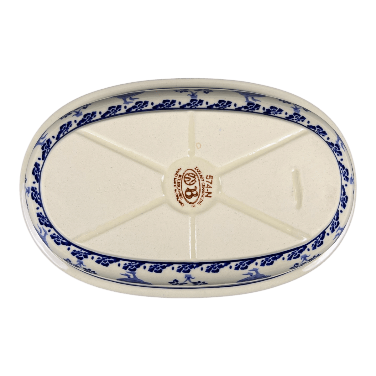 Baker, Oval, 10" x 6.5" in "Rooster Blues" by Zaklady | Y278A-D1149