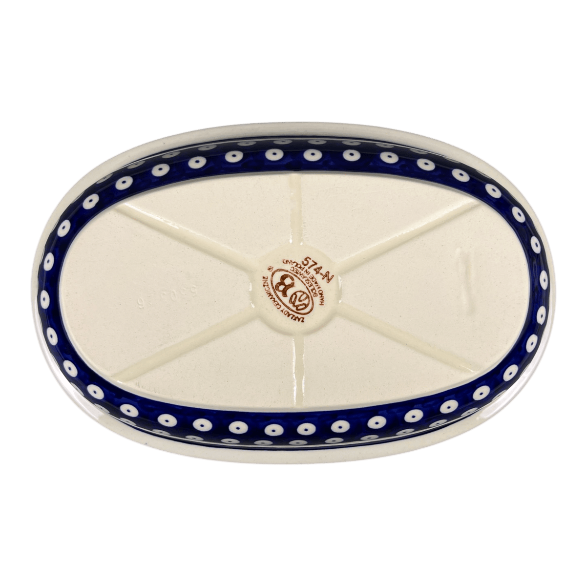 Baker, Oval, 10" x 6.5" in "Peacock Burst" by Zaklady | Y278A-D487