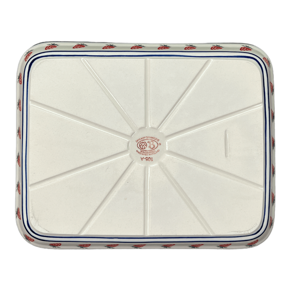 Baker, Rectangular, 9" x 11.75" in "Strawberry Dot" by Zaklady | Y371A-A310A