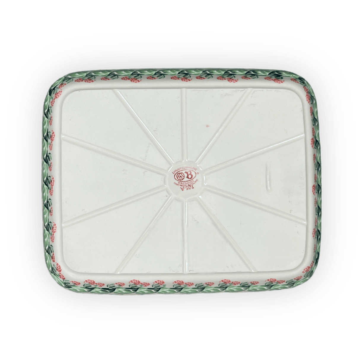 Baker, Rectangular, 9" x 11.75" in "Raspberry Delight" by Zaklady | Y371A-D1170