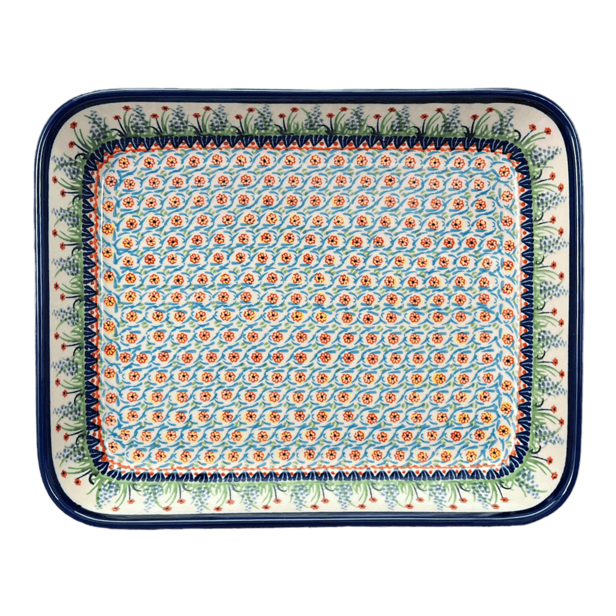 Baker, Rectangular, 9" x 11.75" in "Lilac Garden" by Zaklady | Y371A-DU155