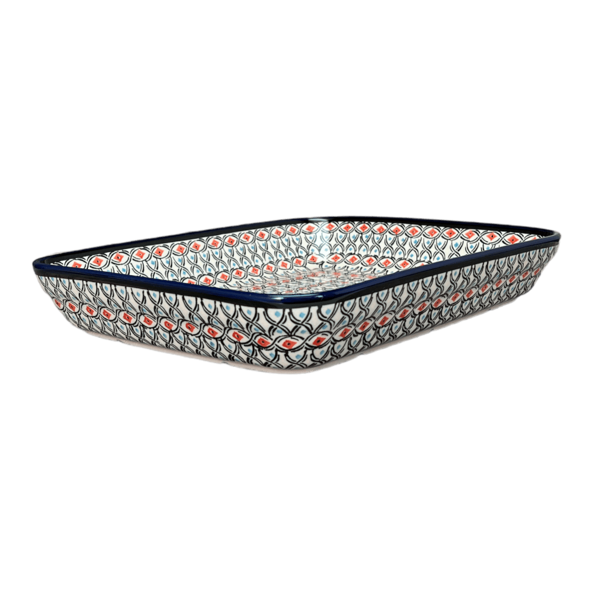 Baker, Rectangular, 9" x 11.75" in "Beaded Turquoise" by Zaklady | Y371A-DU203