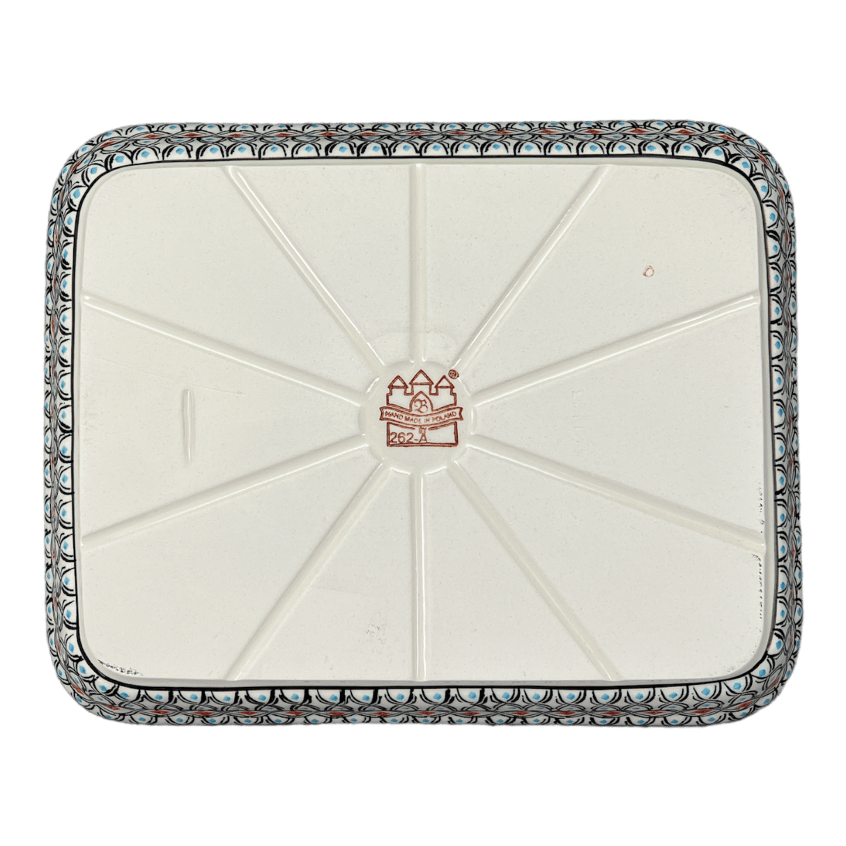 Baker, Rectangular, 9" x 11.75" in "Beaded Turquoise" by Zaklady | Y371A-DU203