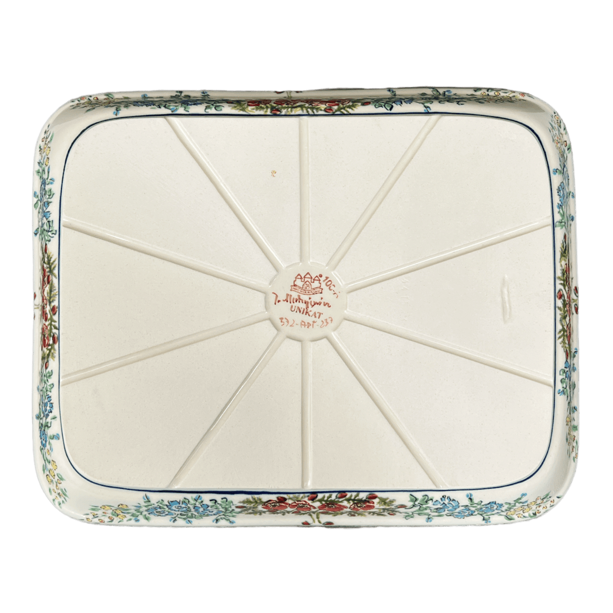 Baker, Rectangular, 10.5" x 13" in "Floral Crescent" by Zaklady | Y372A-ART237