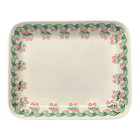 Baker, Rectangular, 10.5" x 13" in "Raspberry Delight" by Zaklady | Y372A-D1170