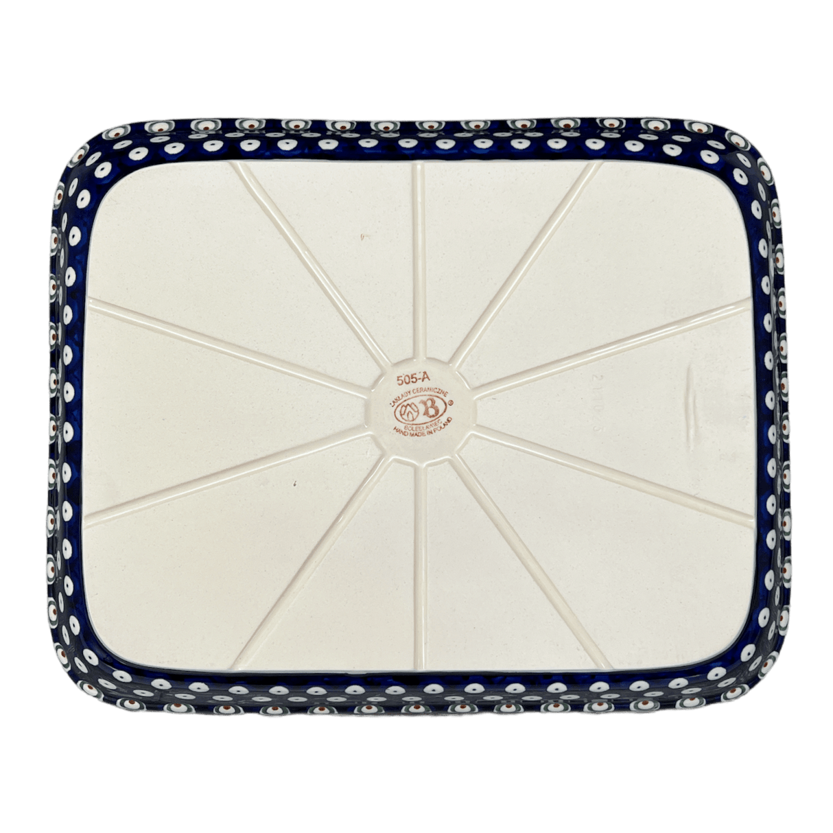 Baker, Rectangular, 10.5" x 13" in "Peacock Burst" by Zaklady | Y372A-D487