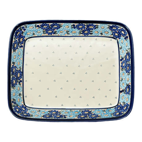 Baker, Rectangular, 10.5" x 13" in "Garden Party Blues" by Zaklady | Y372A-DU50