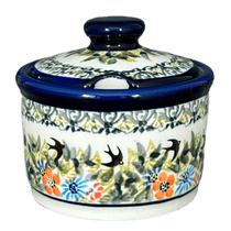 4" Sugar Bowl (Floral Swallows) | Y698-DU182