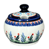 Polish Pottery Zaklady Small Bubble Sugar Bowl (Lilac Garden) | Y729-DU155 at PolishPotteryOutlet.com