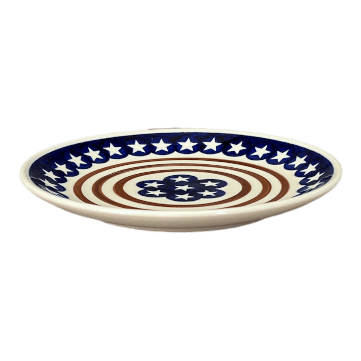 Plate, Round, Dessert, 7.75" in "Stars & Stripes" by Zaklady | Y814-D81