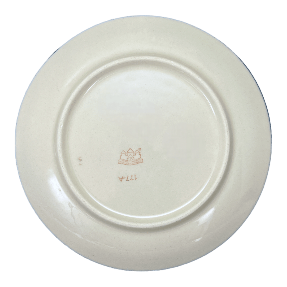 Plate, Round, Dessert, 7.75" in "Orange Wreath" by Zaklady | Y814-DU52