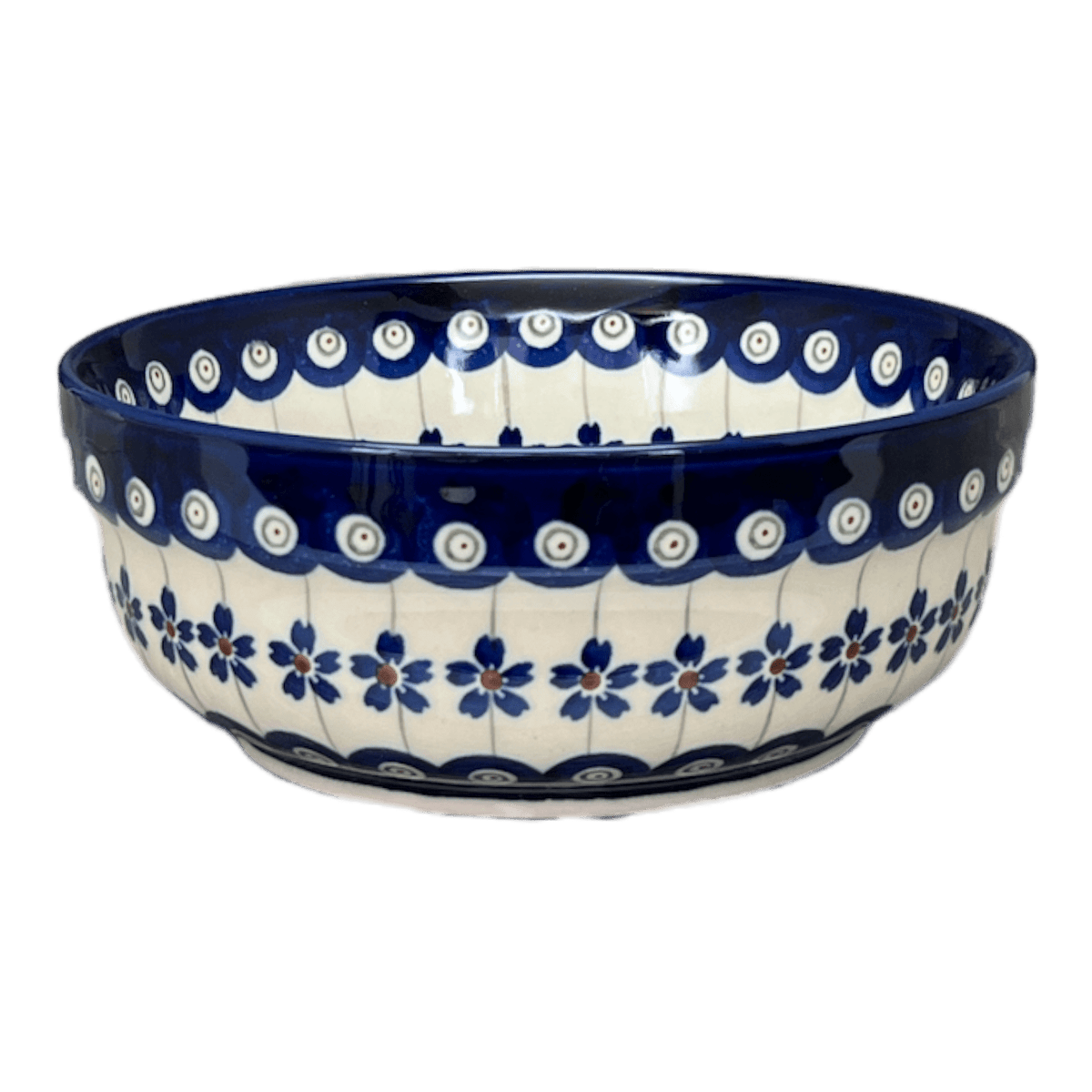Bowl, Round, Magnolia, 6" in "Petite Floral Peacock" by Zaklady | Y833A-A166A