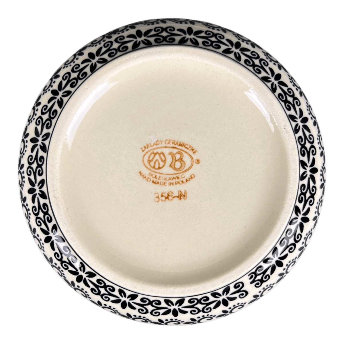 Bowl, Round, Magnolia, 6" in "Midnight Lace" by Zaklady | Y833A-D941