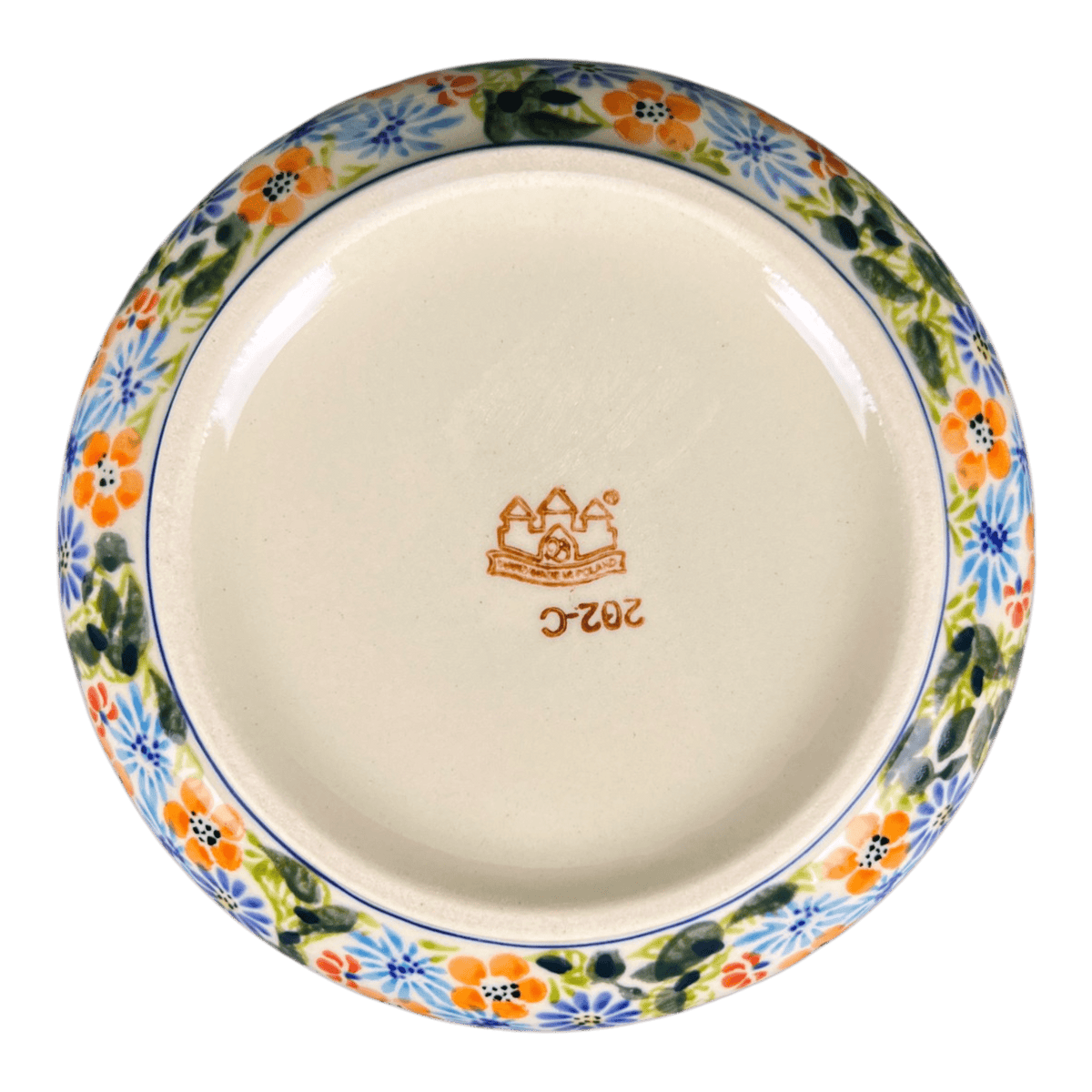 Bowl, Round, Magnolia, 6" in "Floral Swallows" by Zaklady | Y833A-DU182