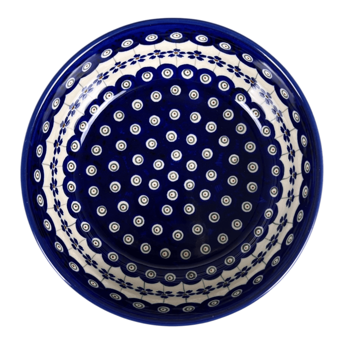 Bowl, Round, Magnolia, 7.25" in "Petite Floral Peacock" by Zaklady | Y834A-A166A