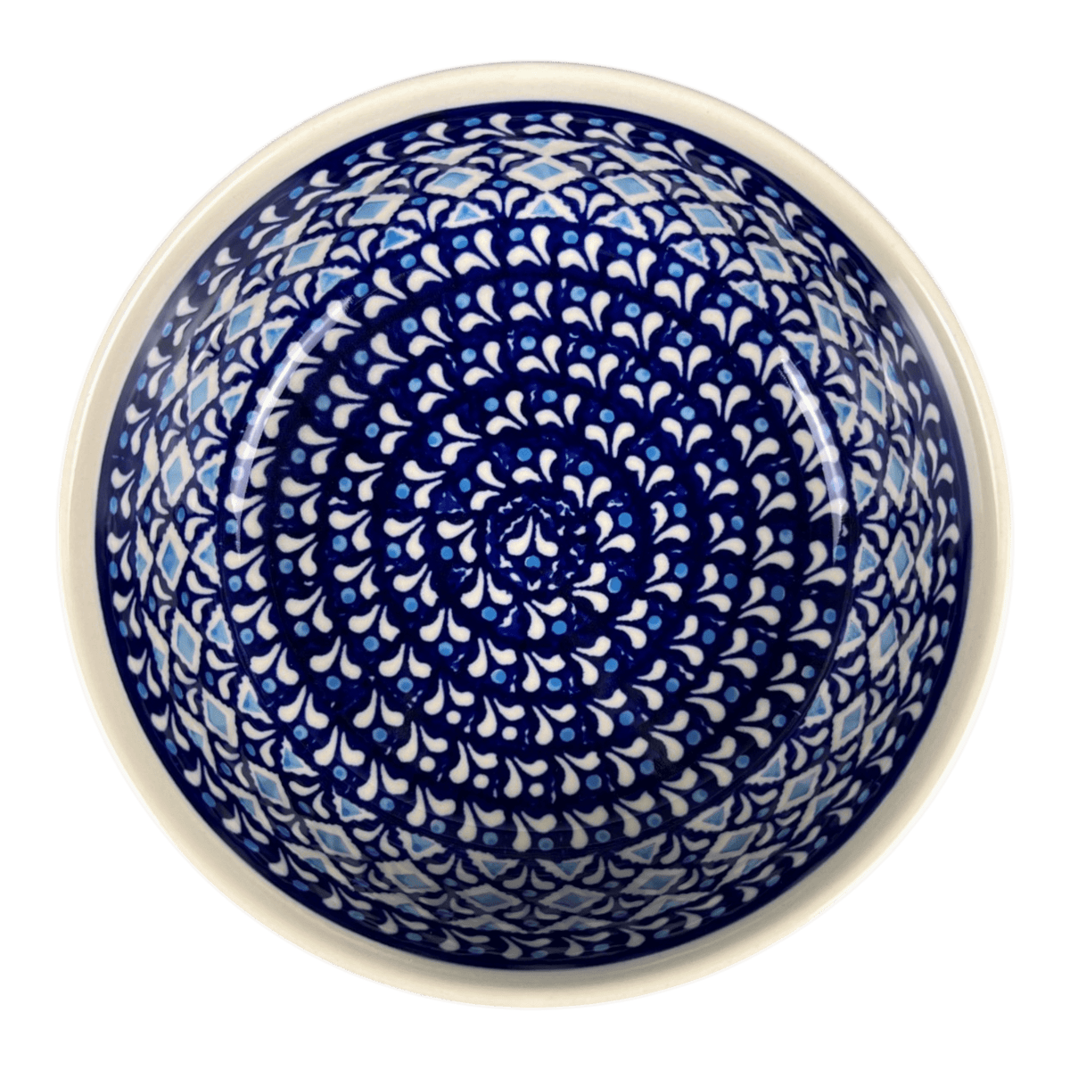 Bowl, Round, Magnolia, 7.25" in "Mosaic Blues" by Zaklady | Y834A-D910