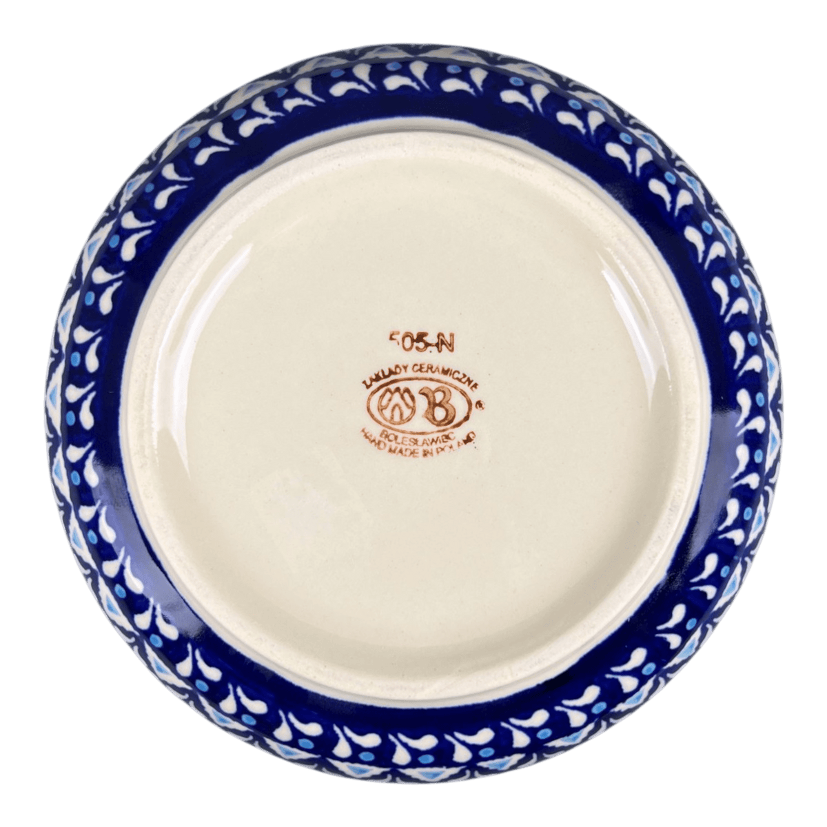 Bowl, Round, Magnolia, 7.25" in "Mosaic Blues" by Zaklady | Y834A-D910
