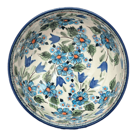 Polish Pottery Zaklady 8" Magnolia Bowl (Julie's Garden) | Y835A-ART165 Additional Image at PolishPotteryOutlet.com