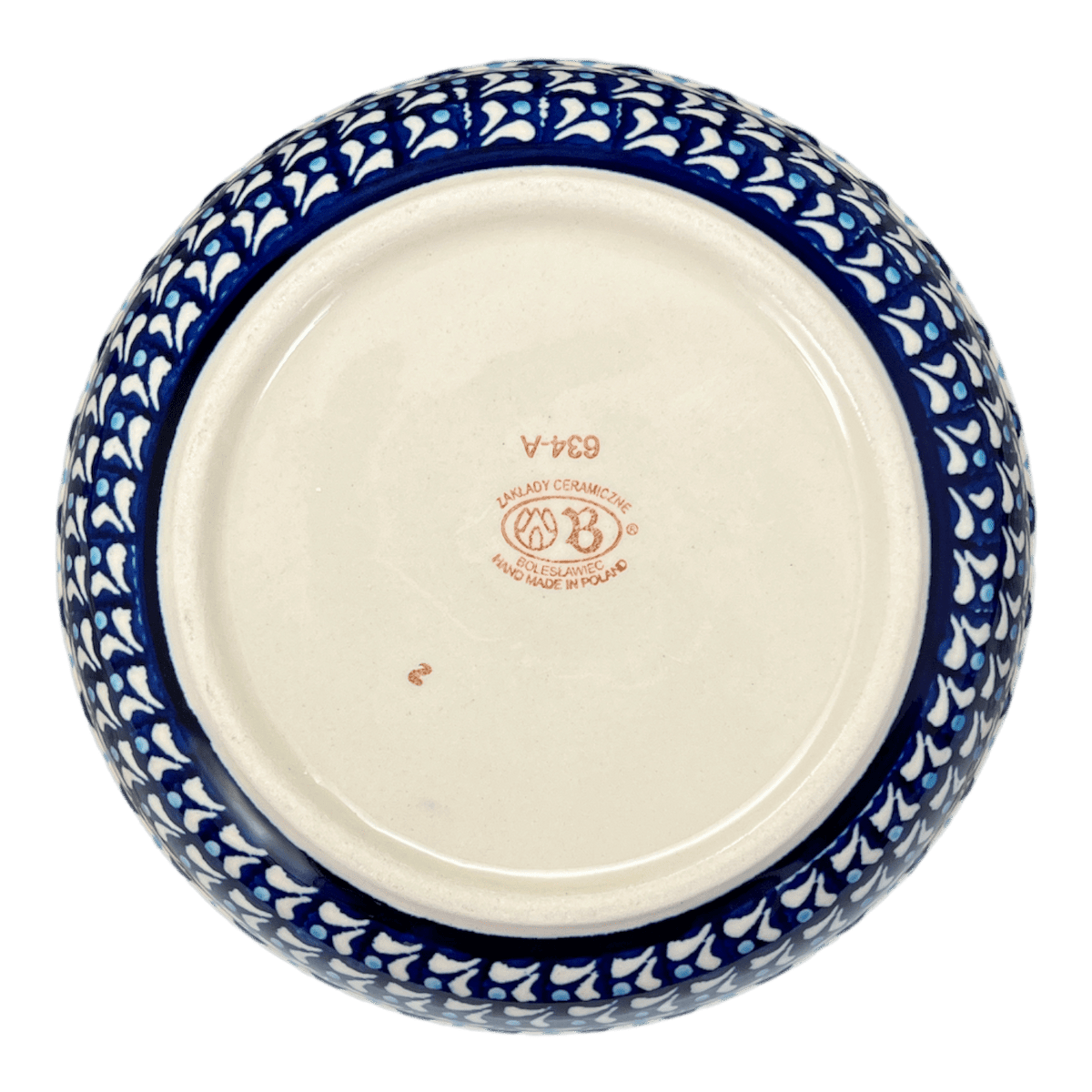 Bowl, Round, Magnolia, 8" in "Mosaic Blues" by Zaklady | Y835A-D910