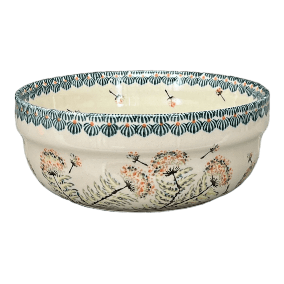 Bowl, Round, Magnolia, 8" in "Dandelions" by Zaklady | Y835A-DU201