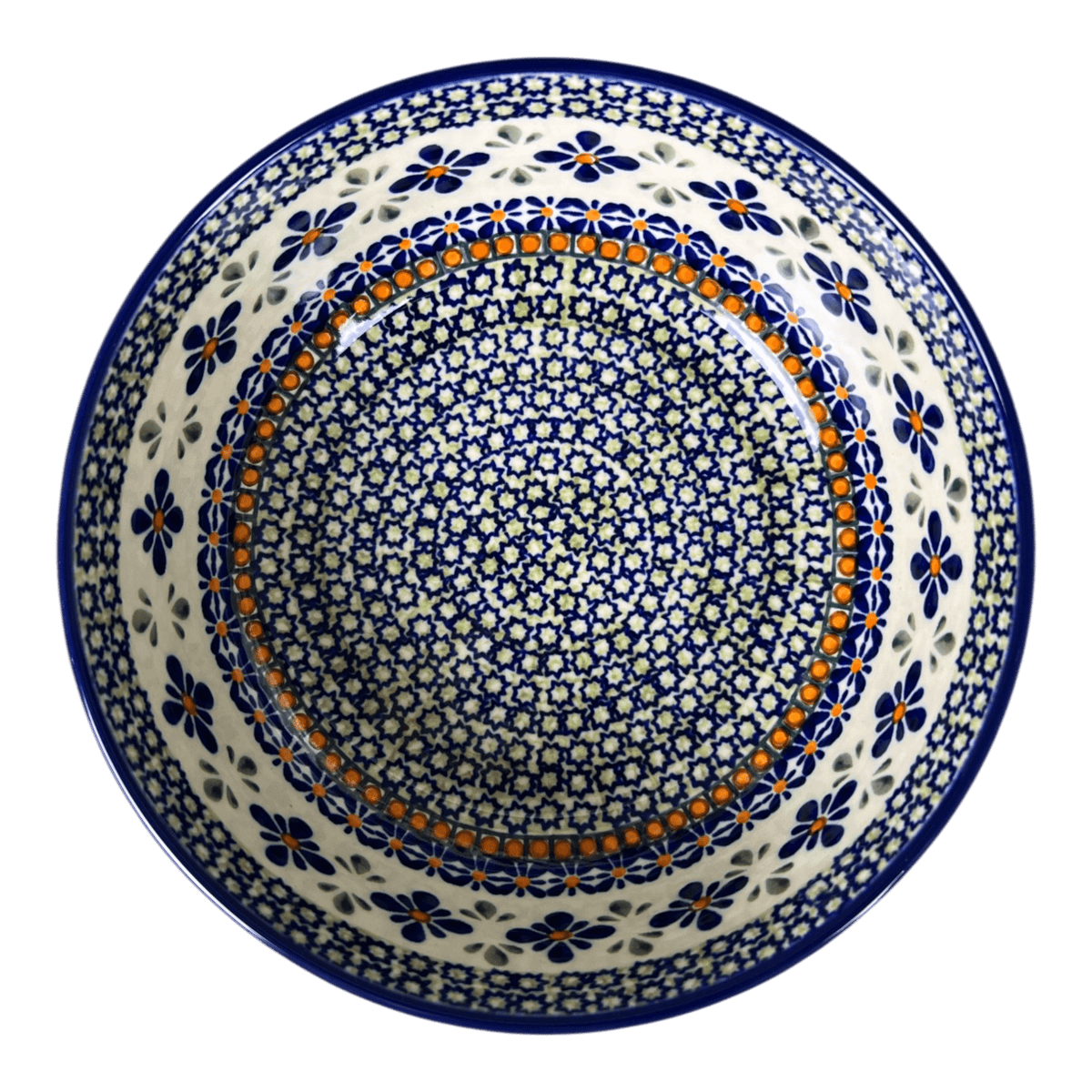 Bowl, Round, Magnolia, 8" in "Emerald Mosaic" by Zaklady | Y835A-DU60