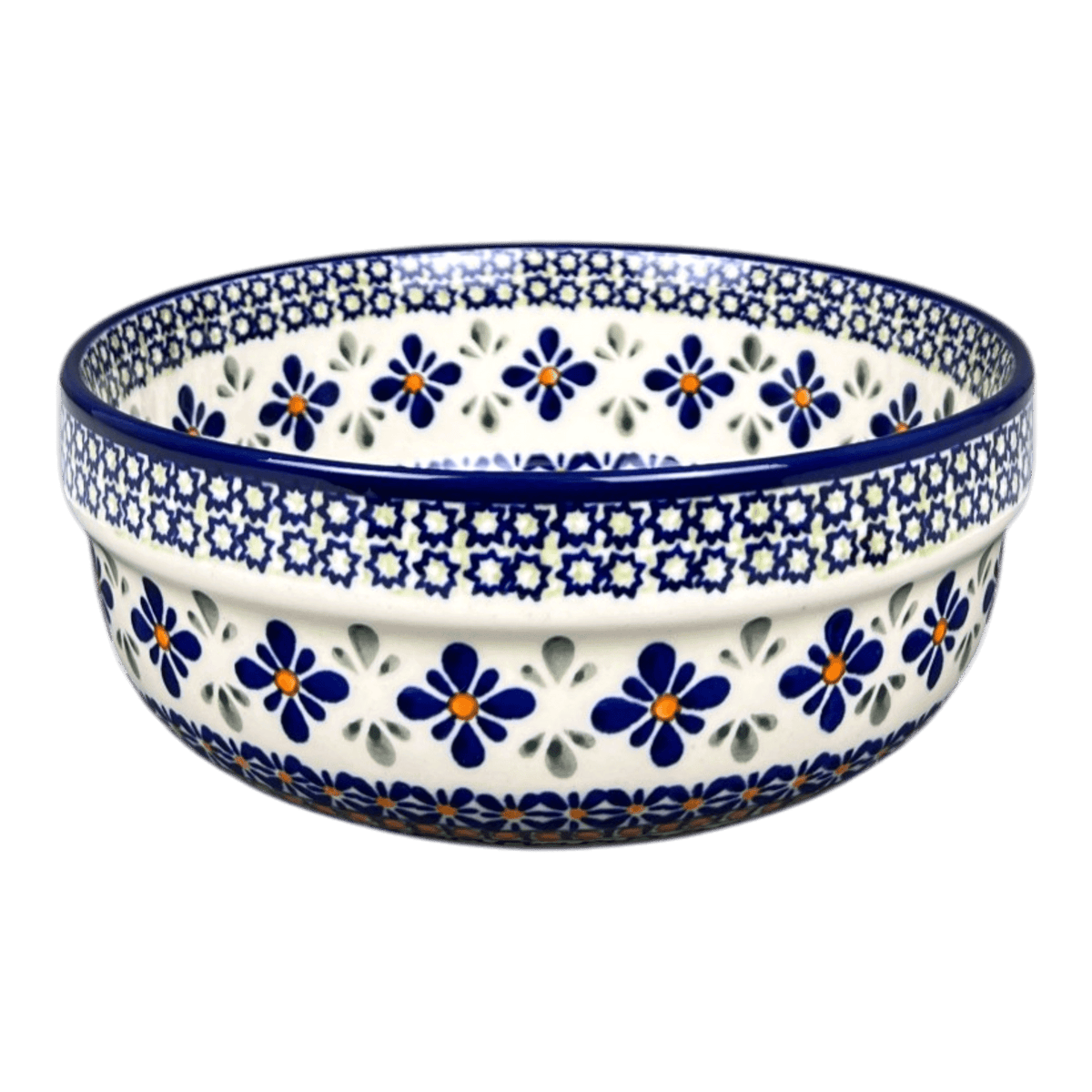 Bowl, Round, Magnolia, 8" in "Emerald Mosaic" by Zaklady | Y835A-DU60