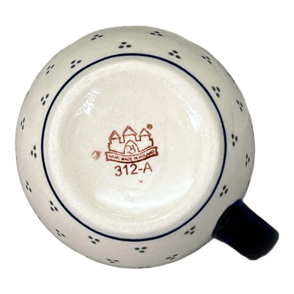 Mug, Belly Mug, 10 oz Medium in "Garden Party Blues" by Zaklady | Y911-DU50