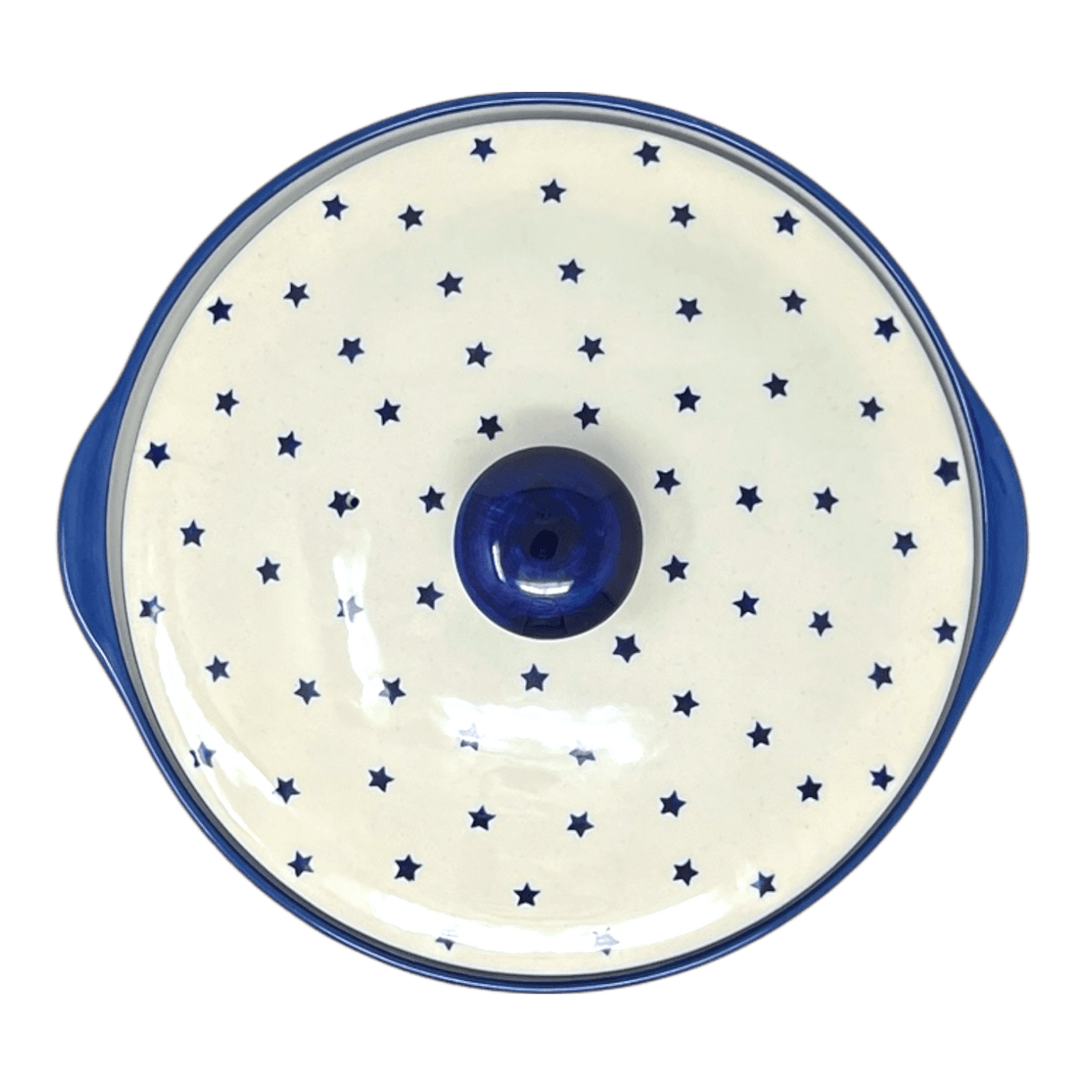 Baker, Round, with Lid, Deep, 8" in "Winter's Eve" by Manufaktura | Z128S-IBZ