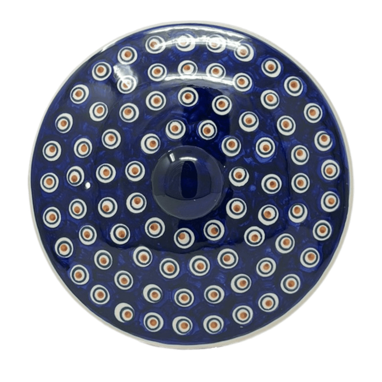 Baker, Round, with Lid, Deep, 8" in "Floral Peacock" by Manufaktura | Z128T-54KK
