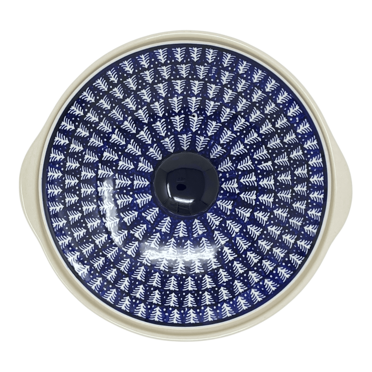 Baker, Round, with Lid, Deep, 8" in "Holiday Cheer" by Manufaktura | Z128T-NOS2