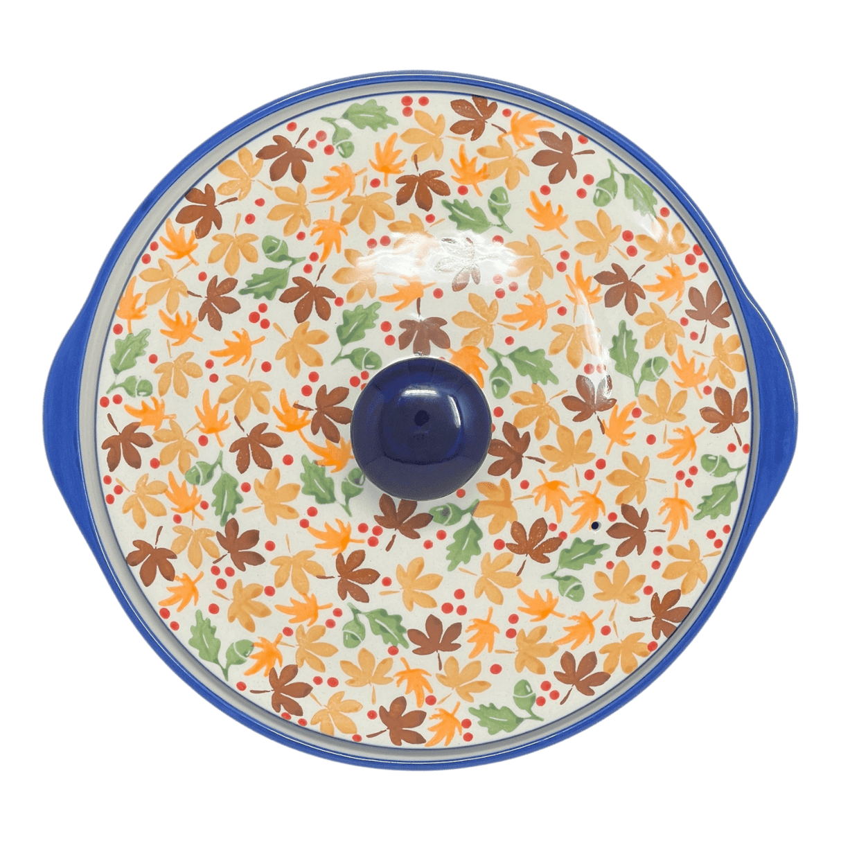 Baker, Round, with Lid, Deep, 8" in "Hedgehog Harvest" by Manufaktura | Z128U-AS71