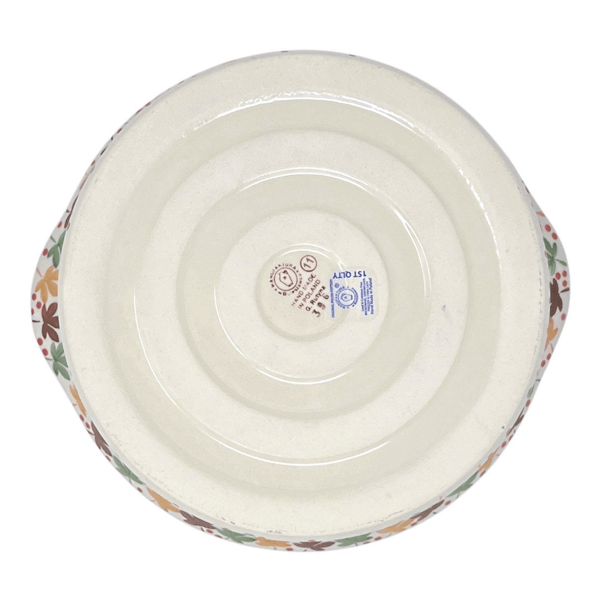 Baker, Round, with Lid, Deep, 8" in "Hedgehog Harvest" by Manufaktura | Z128U-AS71