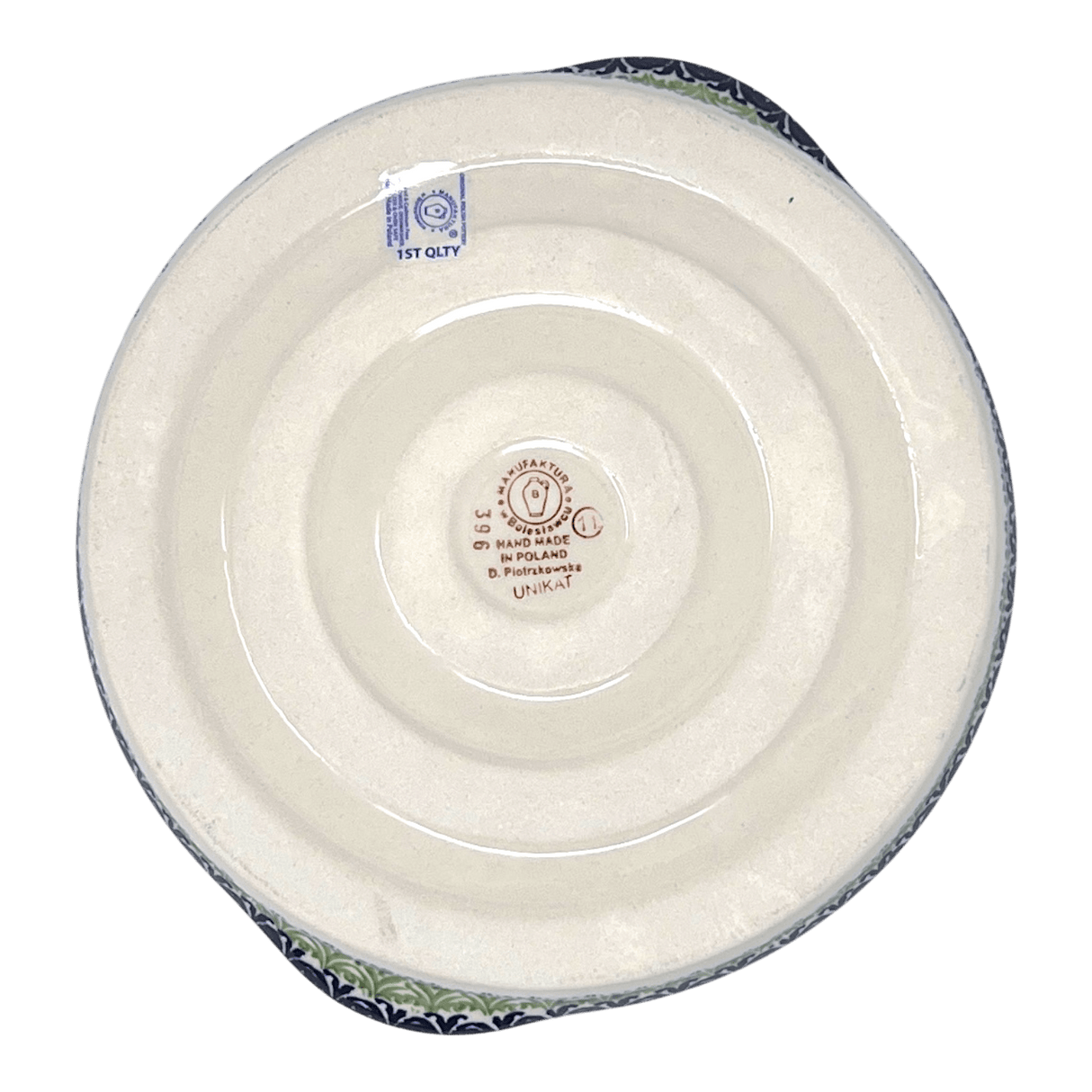 Baker, Round, with Lid, Deep, 8" in "Chicken Dance" by Manufaktura | Z128U-P320