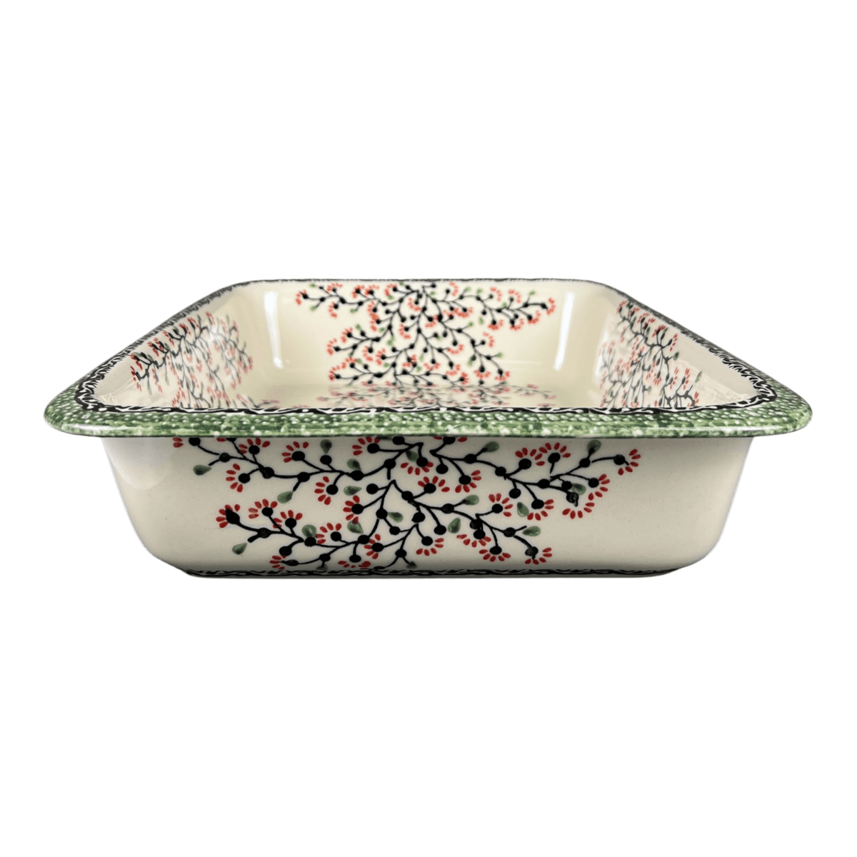 Baker, Lasagna Pan, 11" x 14" in "Cherry Blossoms" by Manufaktura | Z139S-DPGJ