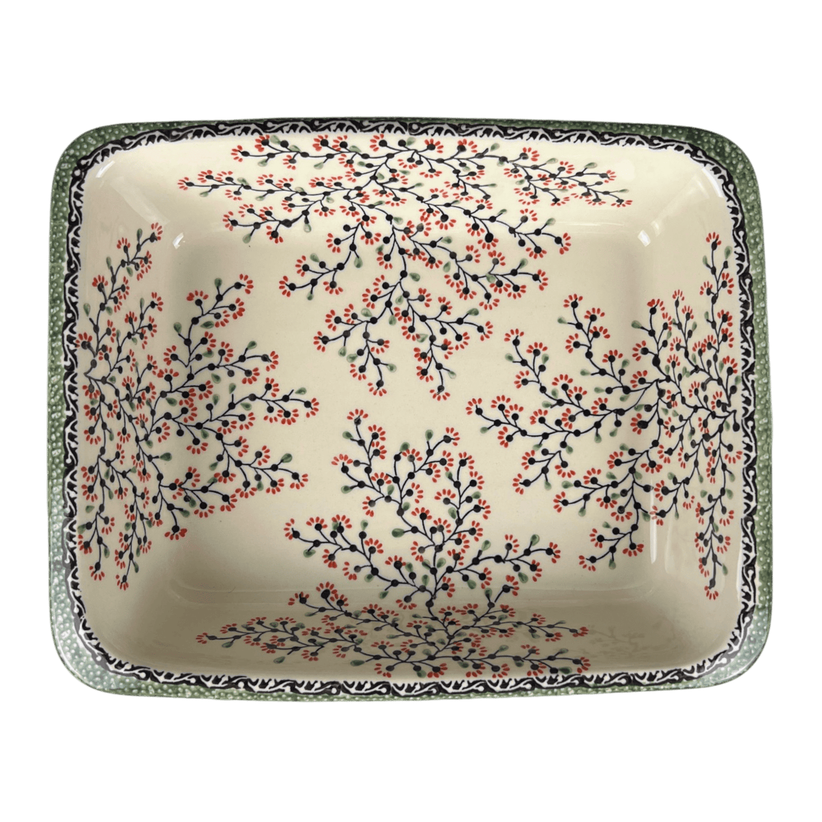 Baker, Lasagna Pan, 11" x 14" in "Cherry Blossoms" by Manufaktura | Z139S-DPGJ