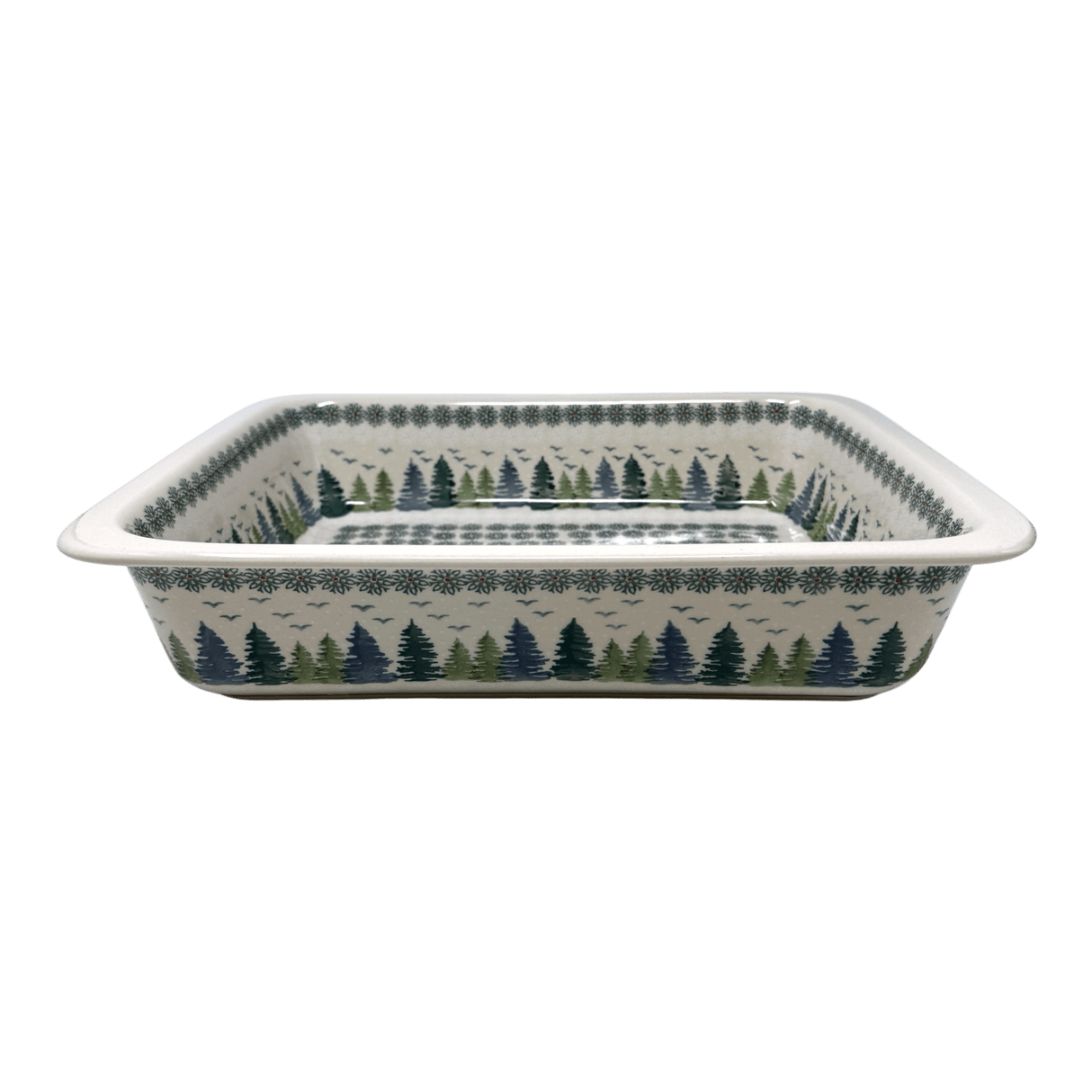 Baker, Lasagna Pan, 11" x 14" in "Pine Forest" by Manufaktura | Z139S-PS29