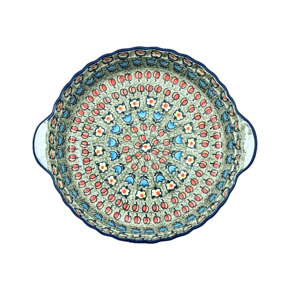 Baker, Round, Pie Plate, Handles, 9.75" in "Amsterdam" by Manufaktura | Z148S-LK