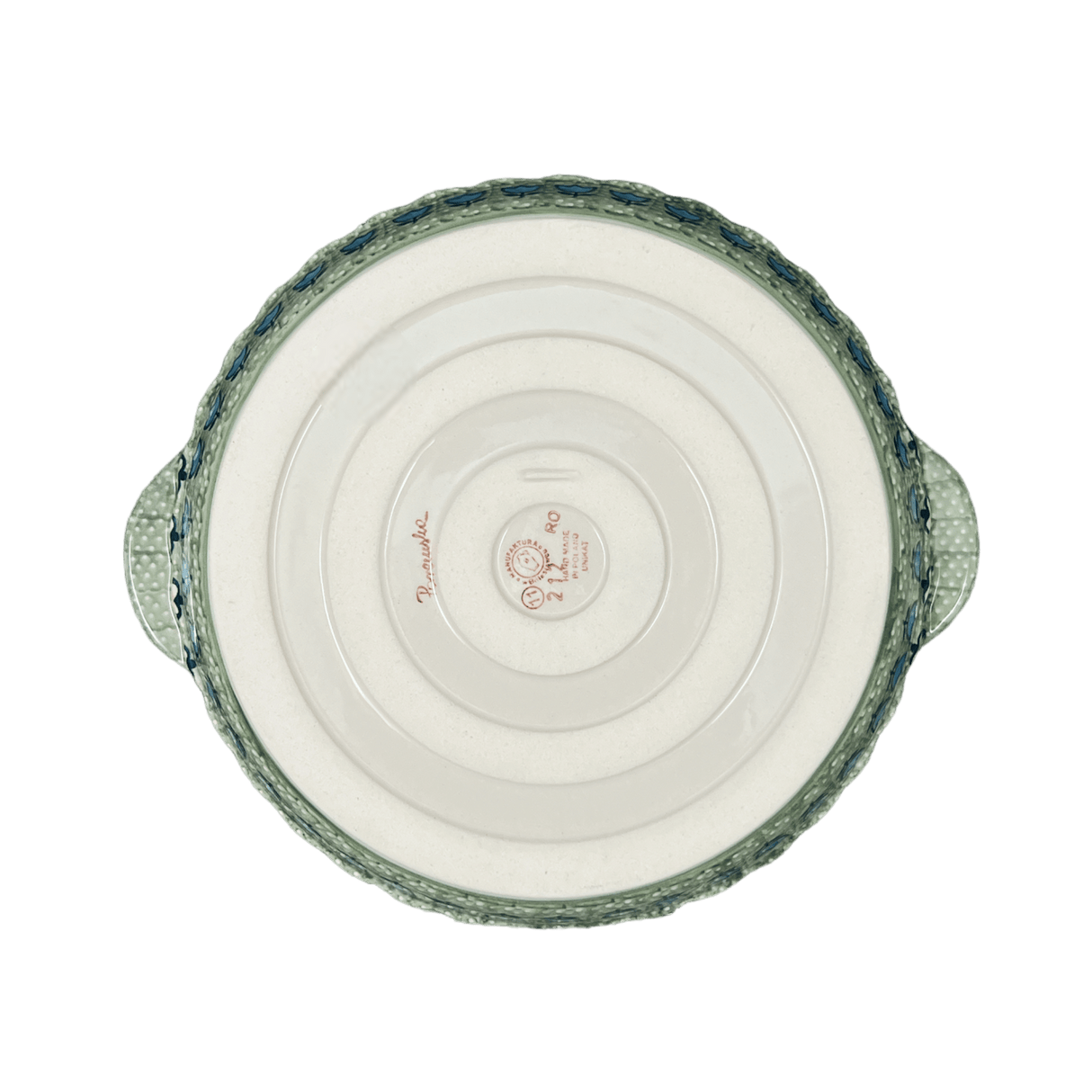 Baker, Round, Pie Plate, Handles, 9.75" in "Amsterdam" by Manufaktura | Z148S-LK
