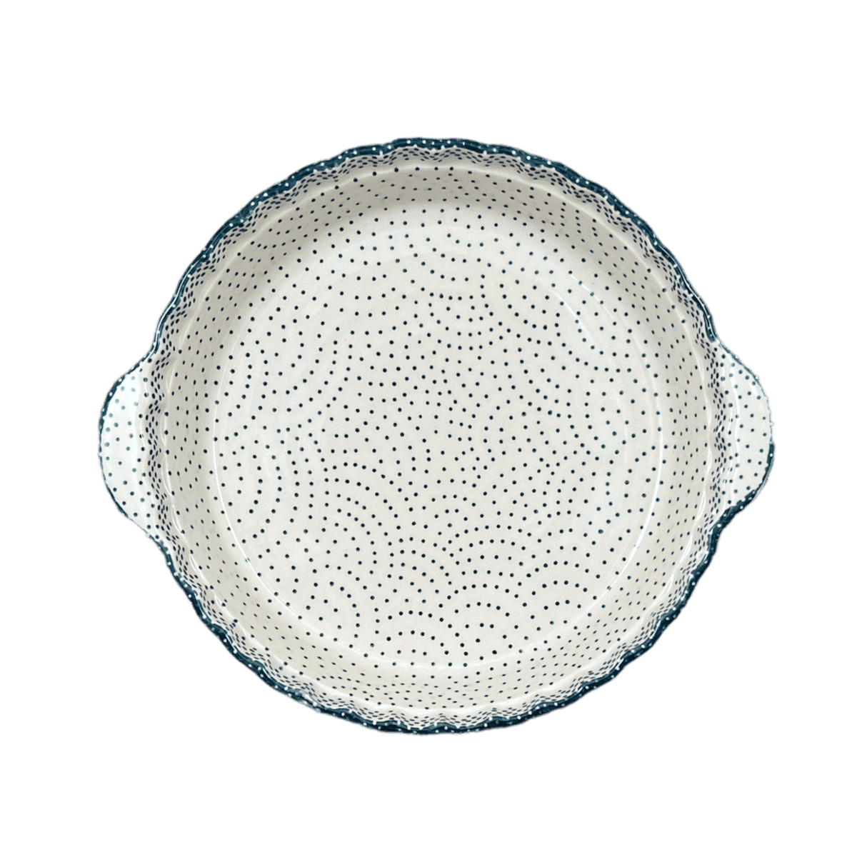 Baker, Round, Pie Plate, Handles, 9.75" in "Misty Green" by Manufaktura | Z148U-61Z