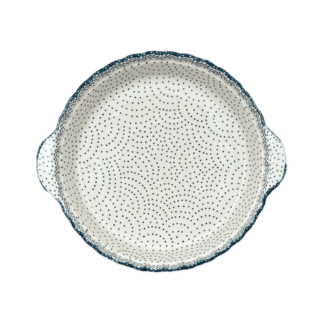 Baker, Round, Pie Plate, Handles, 9.75" in "Misty Green" by Manufaktura | Z148U-61Z