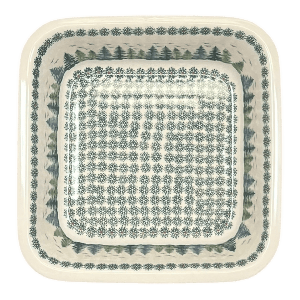 Baker, Square, 11.5" Deep in "Pine Forest" by Manufaktura | Z149S-PS29