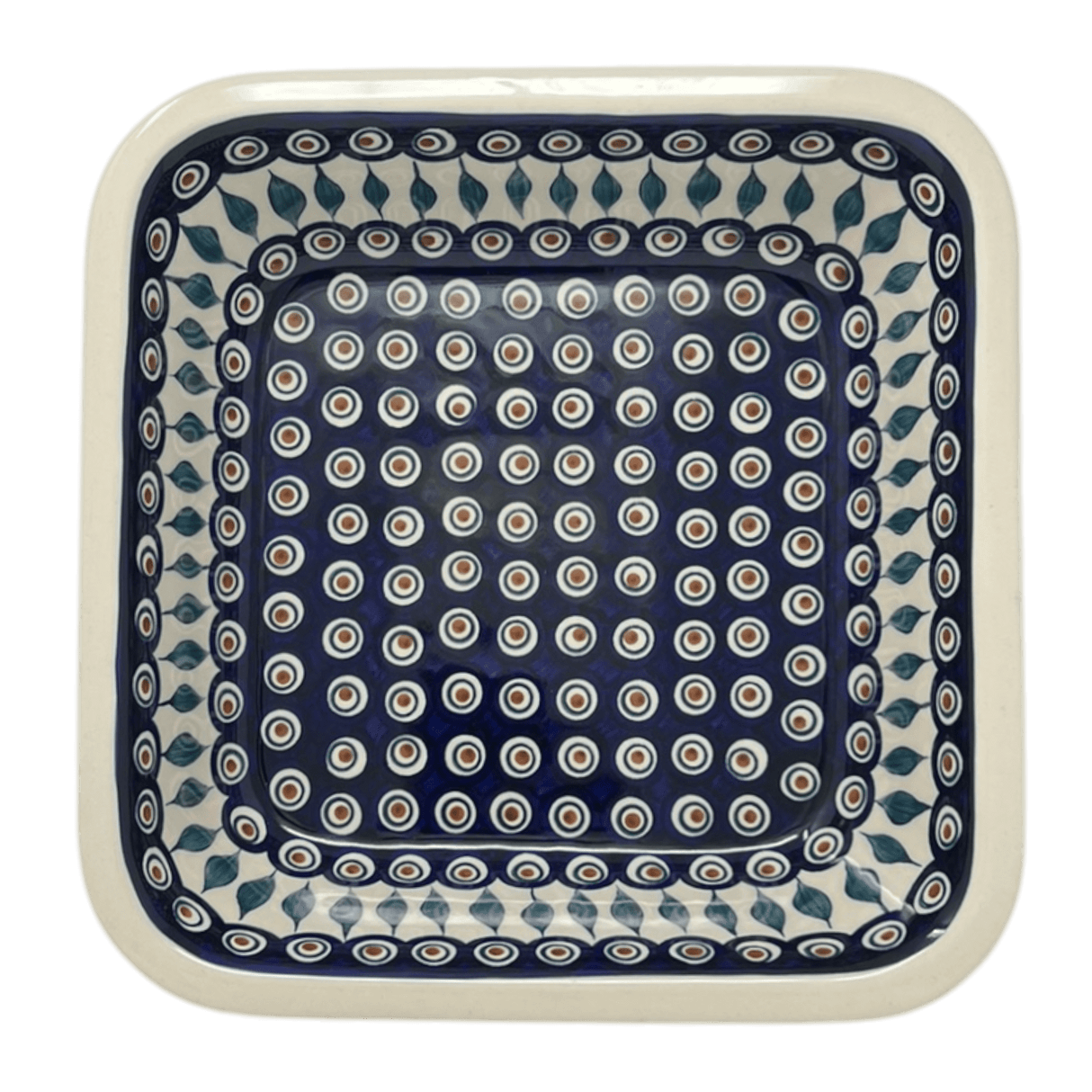 Baker, Square, 11.5" Deep in "Peacock" by Manufaktura | Z149T-54